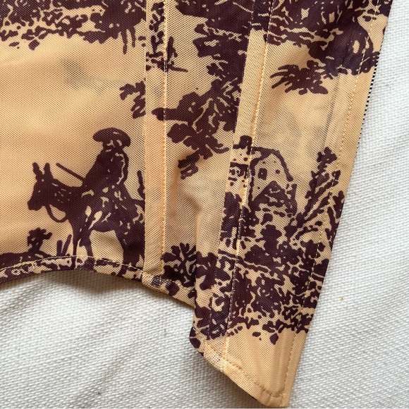 Miaou Aphex Corset in Gold Toile - Picture 7 of 7